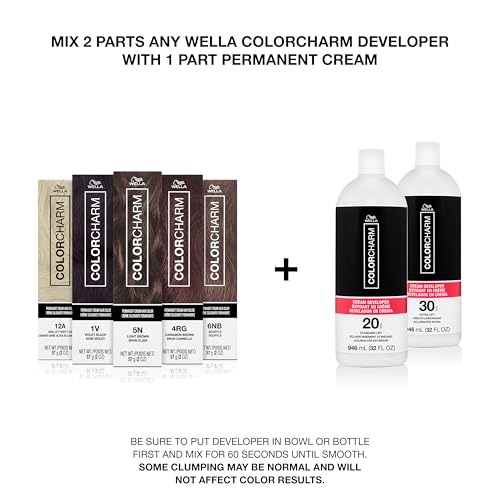 Image of COLORCHARM Permanent Cream | 100% Gray Coverage | Vegan, Free of Phthalates & Parabens | 2 oz