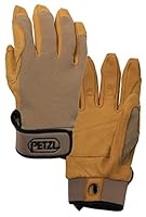 PETZL - Leichte Handschuhe zum Sichern und Abseilen CORDEX - Unisex, Hellbraun , M