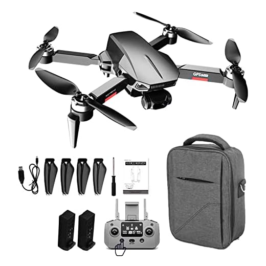 Drönare Med Kamera Livevideo, 8k Hd Dubbelkamera Drönare För Vuxna, Treaxliga Kardandrönare Mini Fpv Drönare, Gps Professionell Borstlös Kamera Drönare, 5000m Fjärrkontroll Avstånd Copter Drönare