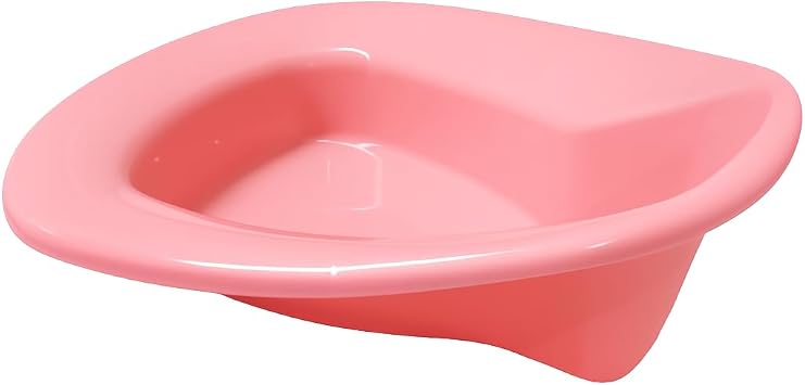 Vakly Bedpan - Smooth Contoured Stackable - Easy to Clean - Quality Construction - for Bed-Bound/Bedridden Patient - Women and Men