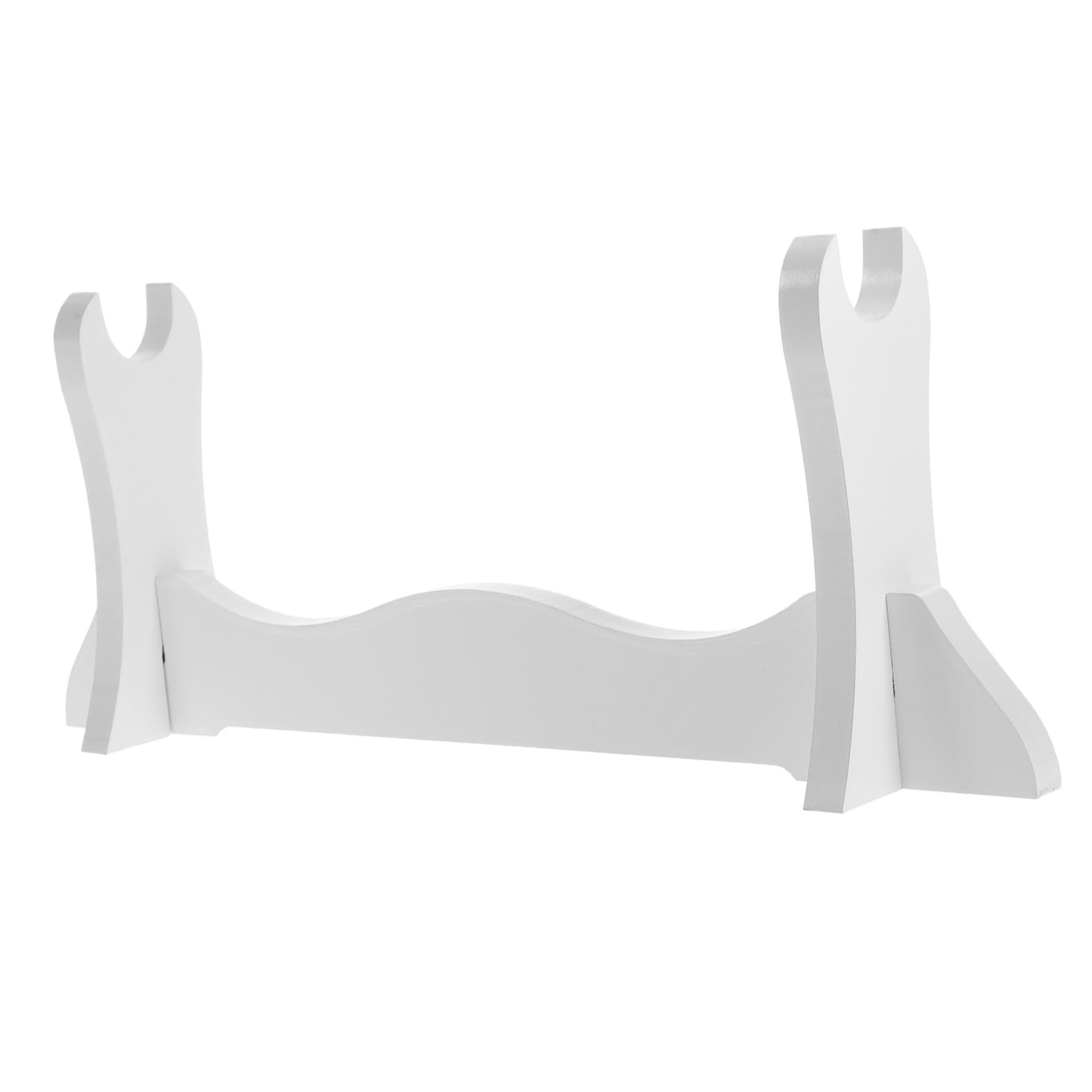 Mikikit Wooden Sword Rack Horizontal Display Stand for Household Elegant Table Holder for Collectibles Simple Design for and Display for Home Decor