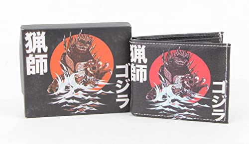 Li Vegan Leather Wallet For Men - Sea Monster Print Bifold Mens Wallet With Top-Flap 2 ID Windows, 6 Cards, 2 Inner Slots & 2 Cash Pockets - Clean Stitched Slim Mens Wallet & Gift Box4