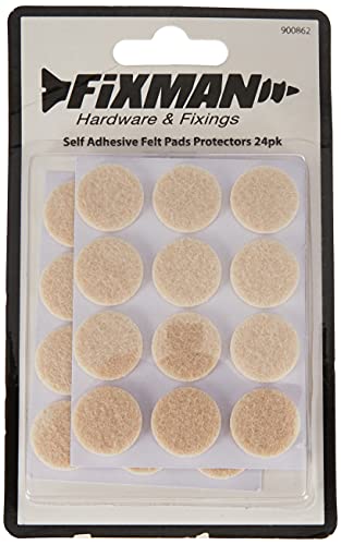 Fixman, 900862, cuscinetti autoadesivi in feltro