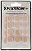 FIXMAN 900862 - Almohadillas de fieltro autoadhesivas, 24 pzas (20 mm, redondo)