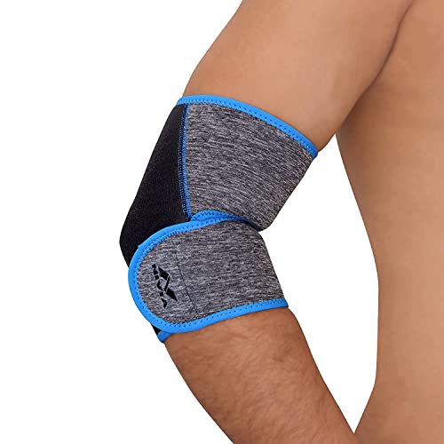 Image of NIVIA Orthopedic Elbow Support with Adjustable Velcro Closure for Men & Women, Premium Breathable Compression Sleeve for Enhanced Joint Stability, Pain Relief, Small