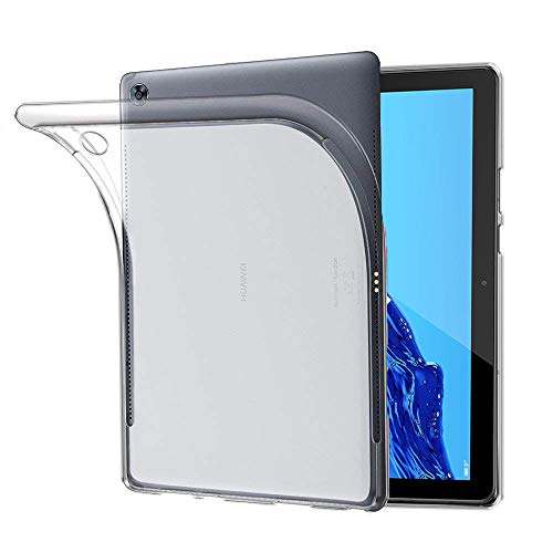 Funda Huawei MediaPad T5 10,Vicstar TPU Transparente Back Cover Case Flexible Silicona Fundas para Huawei MediaPad T5 10
