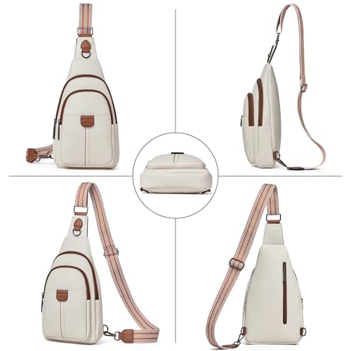 Image of cakang Womens Sling Bag Crossbody Bags for Women Vegan Leather Sling Backpack Daypack Fanny Pack Crossbody Purse Travel