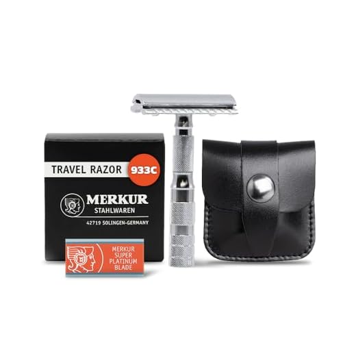 Merkur Travel Razor with One Blade