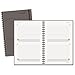 Two-Days-Per-Page Planning Notebook, Gray, 6
