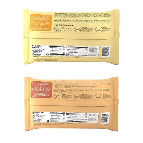 Miracle Noodle 4910747 Variety Pack (Fettuccine & Angel Hair) - Shirataki & Konjac Noodles thumb #4