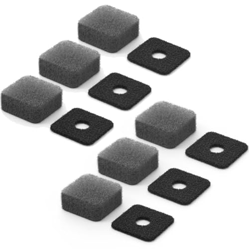 Opatiny Lot de 6 bonnettes anti-vent pour microphone Insta360 X5X4X3 Action – Housse de réduction du bruit en éponge pour vlogging et enregistrement en plein air