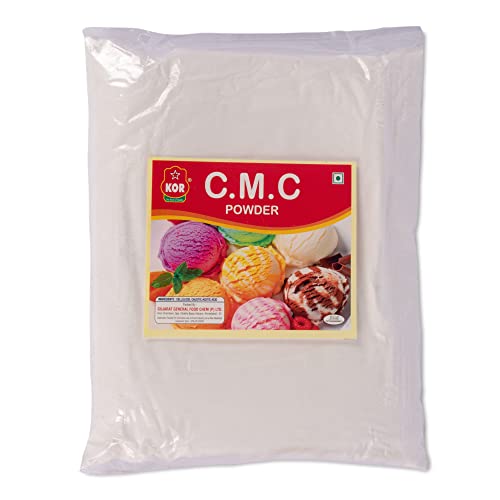 KOR CMC Powder (Carboxymethyl Cellulose) - 800g (Pack of 1) | Making for Soft, Smooth and Creamy, Instant Cake Premixes and Ice Creams