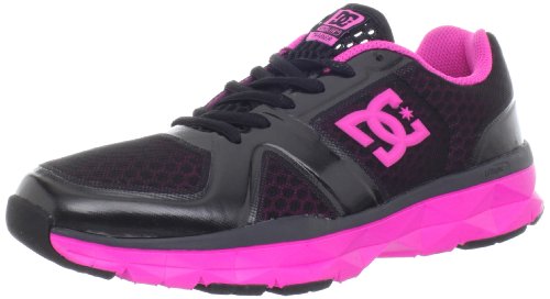 DC Shoes Baskets Unilite pour Femme, Noir Rose Noir Rose Fluo, 38.5 EU