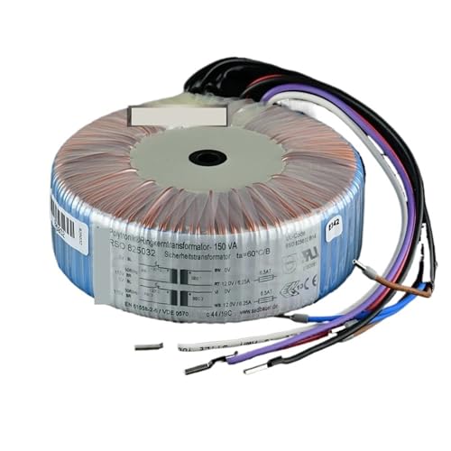 Transformateur toroïdal 150VA double 12V régulation de tension stable sans surchauffe