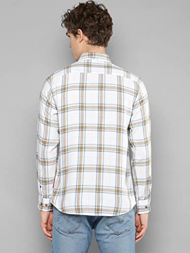 Image of Allen Cooper Checks Shirts for Men - 100% Cotton Comfort Fit Casual and Formal Shirt - Breathable, Soft, Classic Style (Multiple Colors)