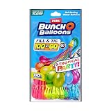 Bunch O Balloons Tropical Party by ZURU, 100+ Rapid-Filling Self-Sealing Tropical Colored Water Balloons for Outdoor Family, Friends, Children Summer Fun (3 Count)