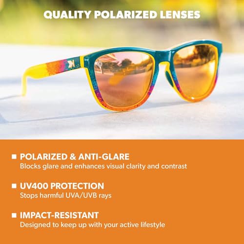 Image of Knockaround Square Polarized Sunglasses for Men & Women - UV400 Protection