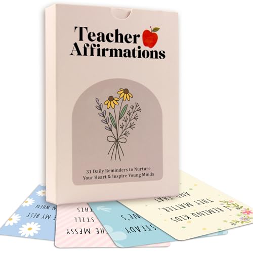 Teacher Affirmation Cards – 31 Positive Notes...