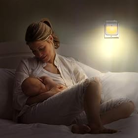 U UZOPI Plug in Night Light for Kids Dimmable - Color Changing LED Nightlight, Dusk to Dawn, Warm White Night Light for… 4110C2ZR8dL. SS280