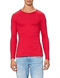 Elastischer Feinripp Trigema Herren Langarmshirt 602501, kirsch (kirsch), M