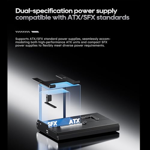 Dock station GPU externe PCIe 4.0 X4 OCuLink avec support double alimentation PC
