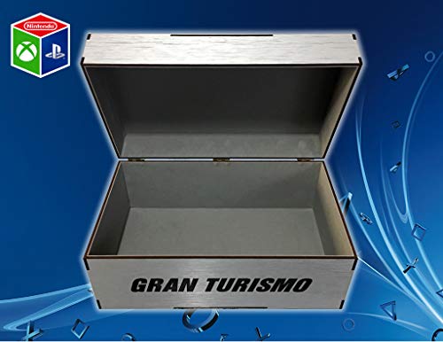 Porta jogos para PS3/PS4 Gran Turismo (Aço escovado)