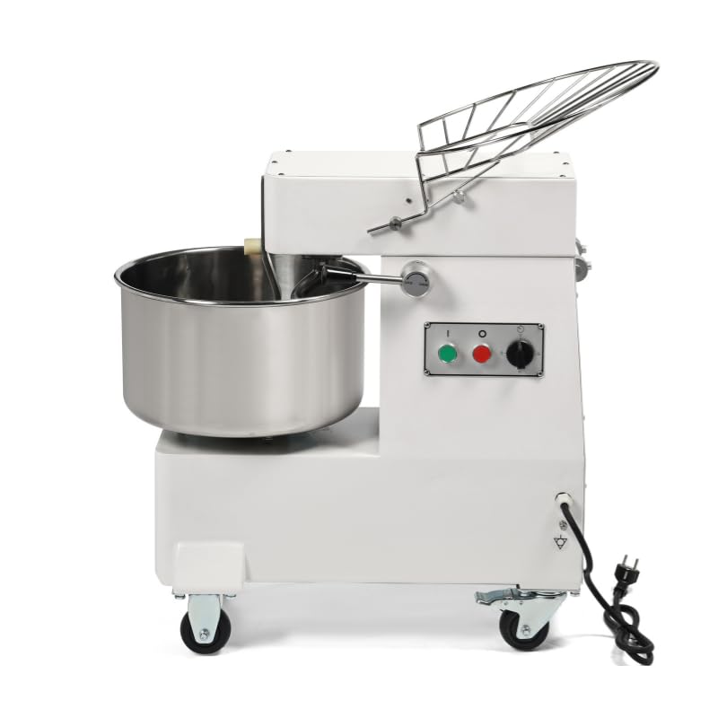 Pétrin 20 L Cuve Fixe et Tête Relevable - 1 Vitesse