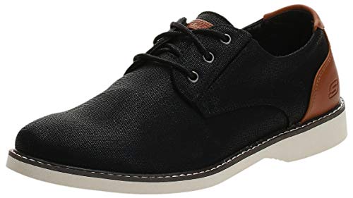 Skechers mens Parton - Wilcon Oxford, Black, 11 US