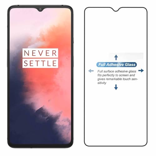 Image of POPIO Military-Grade Gorilla Tempered Glass For OnePlus 7T | 9H Hardness, Edge-to-Edge, Bubble-Free