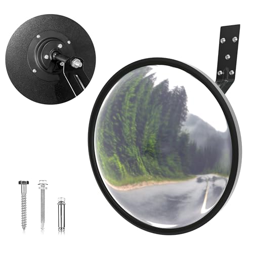KJE 12 Inch Acrylic Convex Mirror
