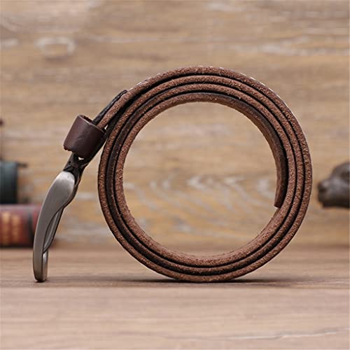 Retro and old handmade belt men's leather top layer cowhide pin buckle belt men's youth overalls jeans belt3