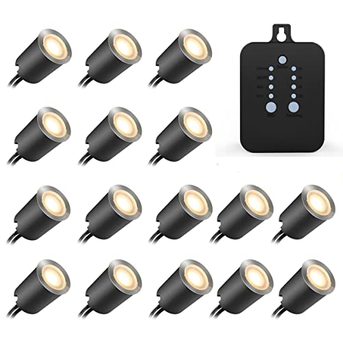 SMY Lighting Deck Lights with 120W Outdoor Low Voltage Light Countdown Timer and Photocell Light Sensor