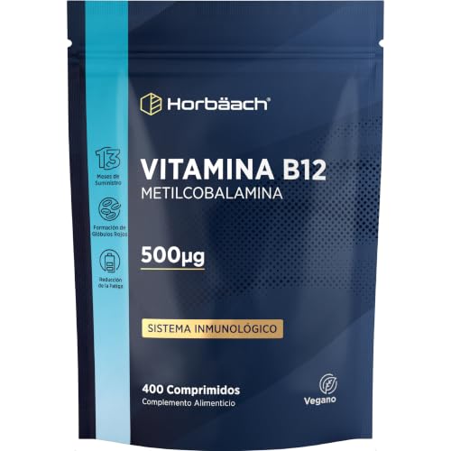 Vitamina B12 Metilcobalamina Vegana - Suministro Para 13 Meses