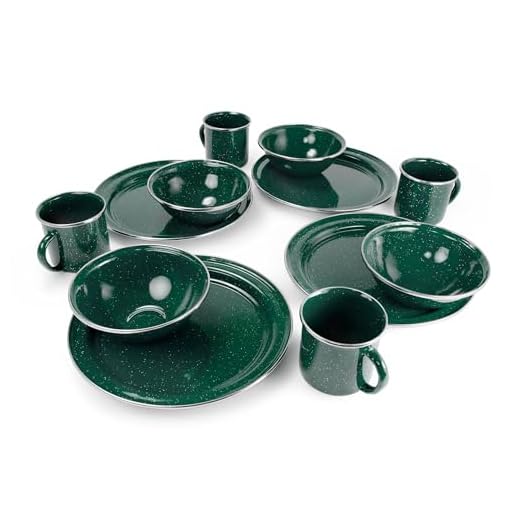 GSI Outdoors 25212 Green 4 Person Pioneer Table Set with Classic Design for Four While Car Camping