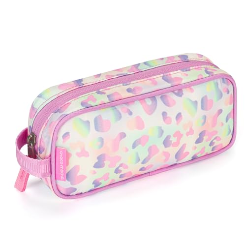Image of Choco Mocha Kids Pencil Case for Boys, Soft Zipper Pencil Pouch for Boys, Kids Pencil Case for School Lightning Pencil Bag for Toddler Boy, Black