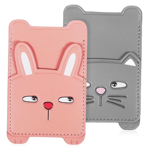Porte-cartes adhésif pour smartphone OSALADI lot de 6 pochettes autocollantes minces et robustes