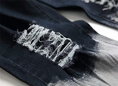 Jeans ajustados tipo biker con cremallera para hombre miniatura 6