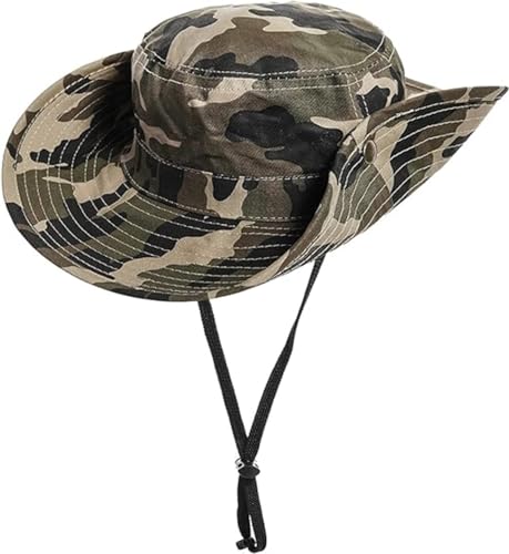 Kids Boys Summer Sun Hat - Wide Brim Sun Protection Outdoor Bucket Hat Safari Beach Hat for Boys Girl Teens(for 5-9 Years)4