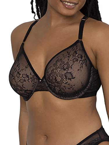 Image of Smart & Sexy Women's Sheer Mesh Demi Underwire Bra - See Through Bras