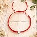 Agriajun Valentine Gift Silver Heart Initial A Red Strand Stack Bracelet for Women, Trendy Simple Stackable Letter Bracelets Accessories Prom Fashion Jewelry Gift