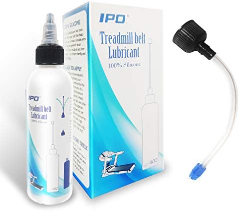 IPO Multi-Purpose Lubricant(4oz Bottle) Treadmill Lube 100% Pure Silicone, Acrylic Pouring Oil with Applicator Tube Easy to Use Squeeze for Bike Chains, Hinges