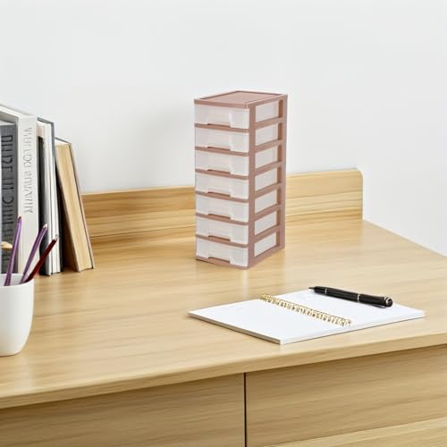 Meuble rangement bureau 7 tiroirs compact : libérez vos petits espaces encombrés - 8