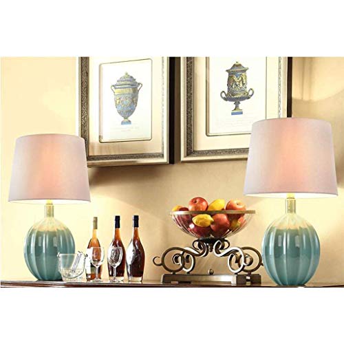 Lampe de table en céramique chic méditerranéenne pour salon