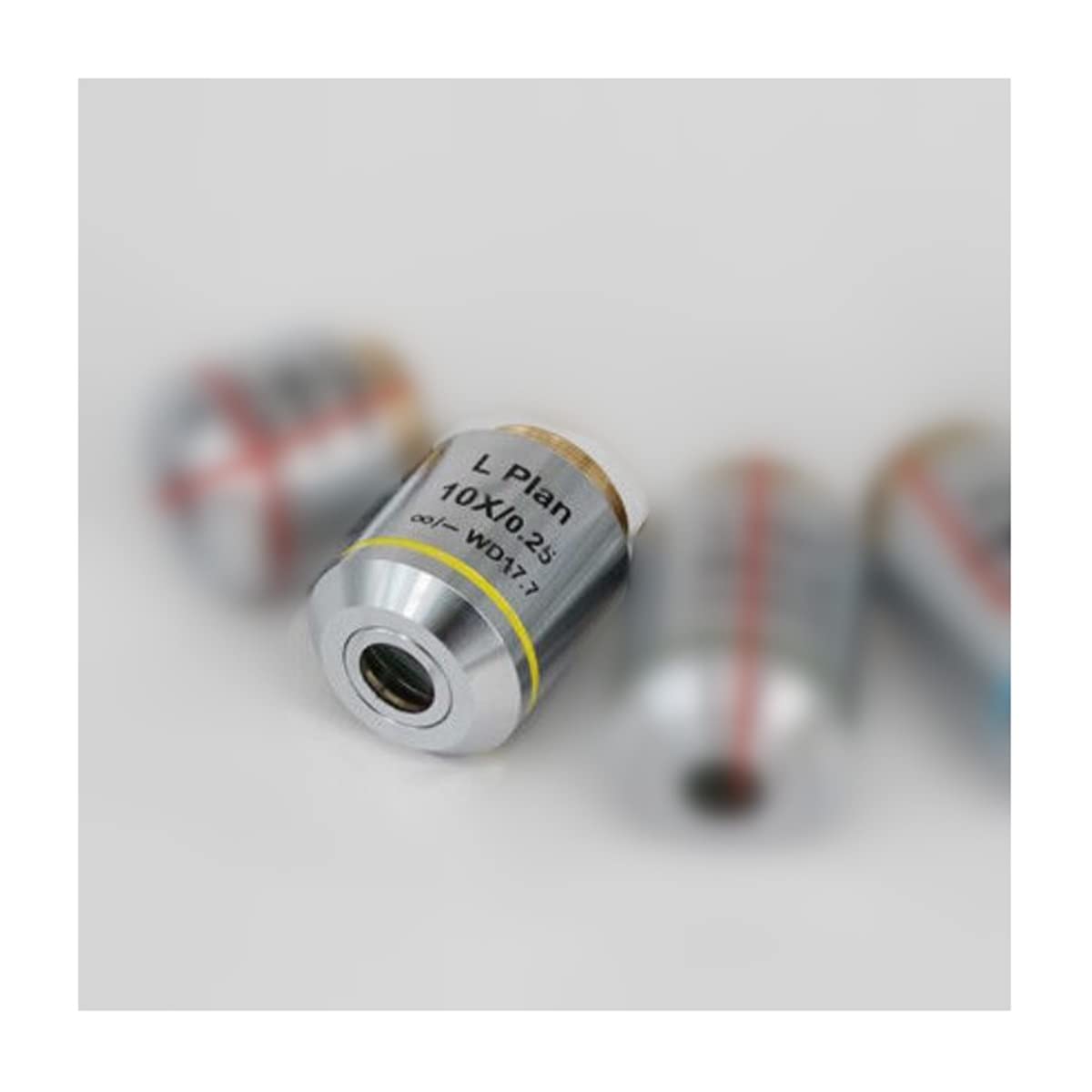 Microscope Long Working Distance Infinity ?Plan Objective Lens 5X 10X 20X 50X for Microscope(10X)