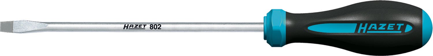 HAZET 802-65 Slot Profile HEXAnamic Screwdriver - Chrome-Plated