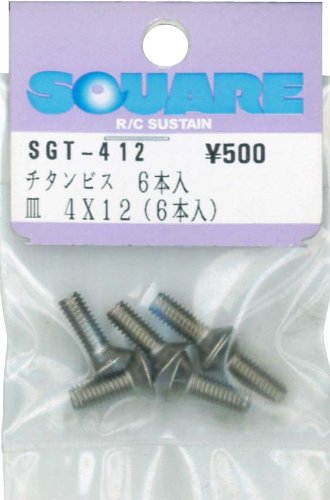 (未使用･未開封品)　スクエア 4×12 チタン皿ビス (6本入) STR-412 7z28pnb Amazon.co.jp: スクエア 4×12 チタン皿ビス (6本入) STR-412