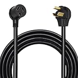 25FT Dryer Extension Cord 3 Prong,NEMA 10-30P to 10-30R,30Amp 125V/250V,10-AWG,Anti-Weather Super...