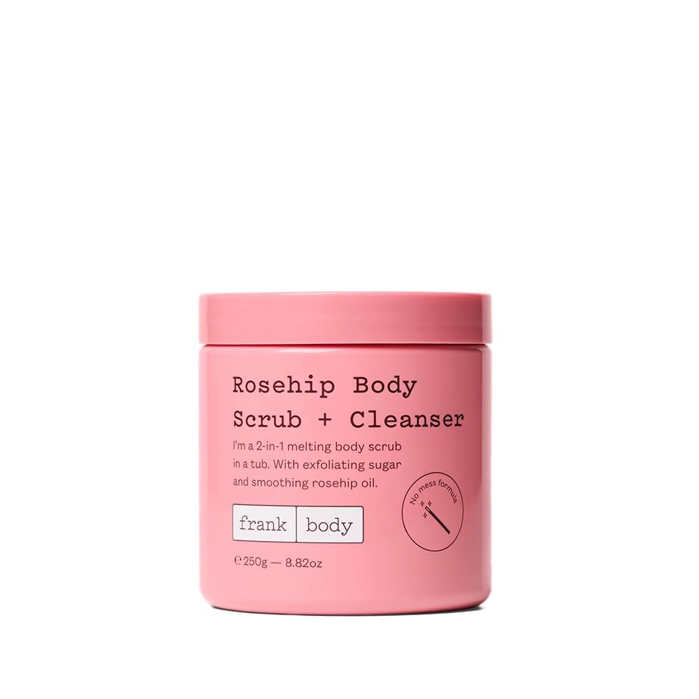 Frank Body Rosehip Body Scrub + Cleanser 250g