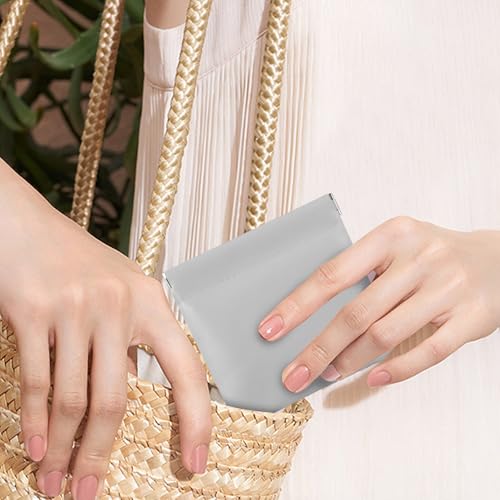 Bolsas de cuero para joyas pequeñas que evitan enredos y pérdidas en el bolso diario 6