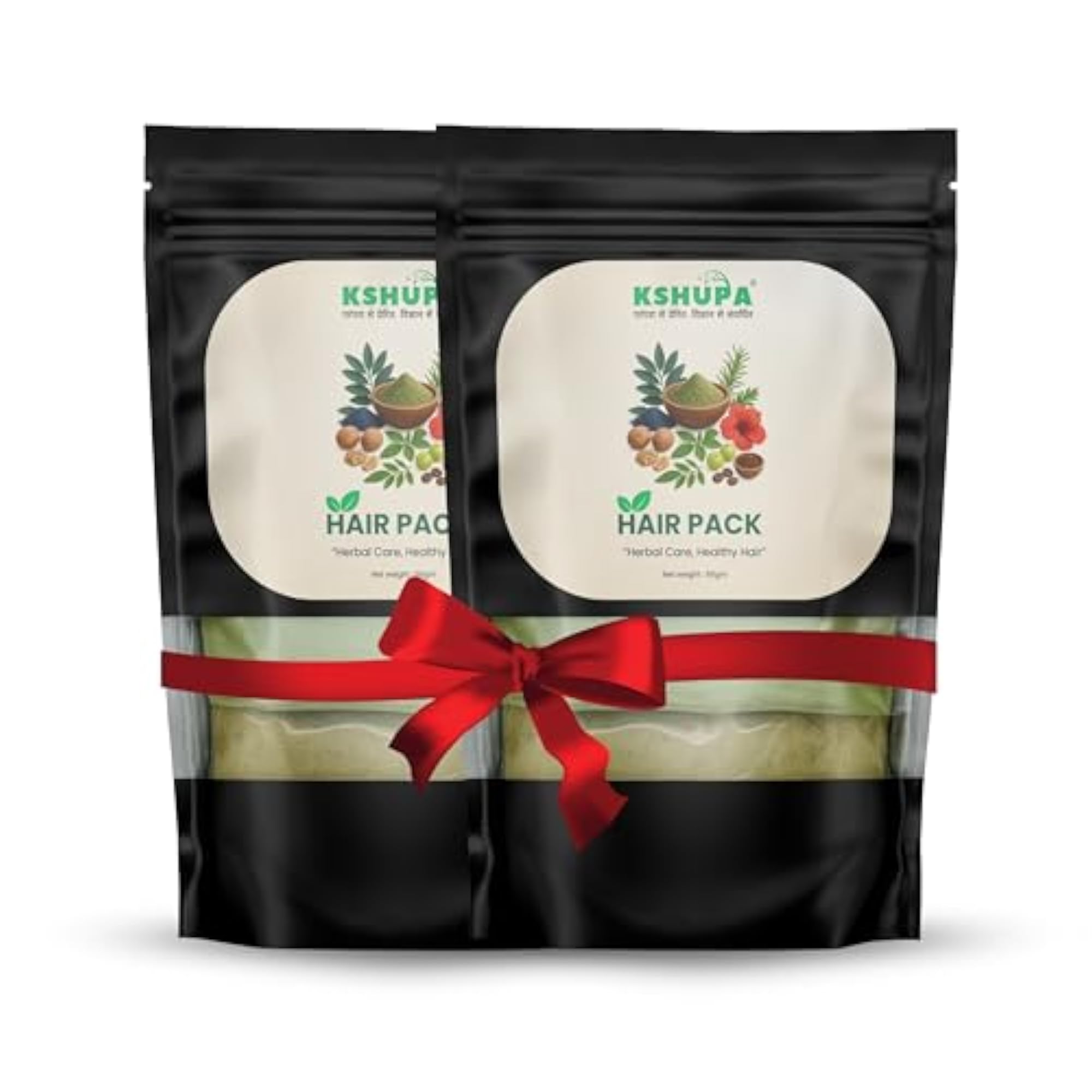 Natural Ayurvedic Hair Pack, 65 GM (Pack Of 2)